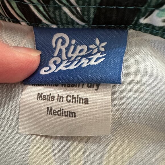 Ripskirt Floral Skirt Women's MEDIUM Wrap Hawaiian Tropical Adjustable - Picture 2 of 3